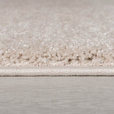 Sleek Natural Polypropylene Shaggy Textured Rug 160x230 cm