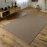 My Sculptured Waffle Texture Mink Washable Non-Slip Polypropylene Textured Rug - Small 80x120 cm (2'6"x4')