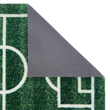 My Nylon Pattern Football Pitch Washable Non-Slip Rug 65x100 cm