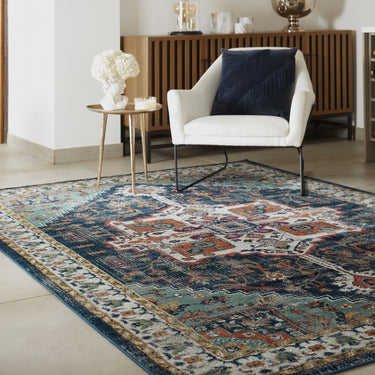 Origins Granada Traditional Bordered Rug & Hallway Runner in Emerald