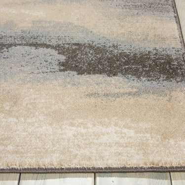 Nourison Maxell MAE06 Flint Grey Cotton Abstract Modern Rug