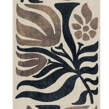 My Mat Studio Collection Botanic Hallway Entryway Runner Rug in Grey Blue 65 x 230 cm