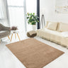 URCO Super Comfy Latte Shaggy Plush Soft Rug - Medium 120x160 cm (4'x5'4")