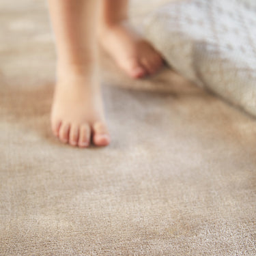 Guru Karma Luxury Silky Mink Hand-Loomed Viscose Textured Rug