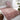 URCO Boston Thick Soft Fluffy Silky Sparkle Blush Pink Handmade Wool Cotton Shaggy Rug - Small 80x150 cm (2'6"x5')