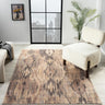 Alia 654A5 Short Pile Sand Polypropylene Traditional Abstract Rug - Medium 120x170 cm (4'x5'6")