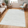 Cloudy Off-White and Grey Plush Shaggy Rug - Medium 120 x 170 cm (4'x5'6")