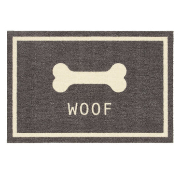 Howler and Scratch Pet Patterned Woof Washable Non-Slip Doormat 50x75 cm