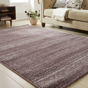 Consept Looms Somerset SOM101 Plum Polypropylene Traditional Abstract Rug