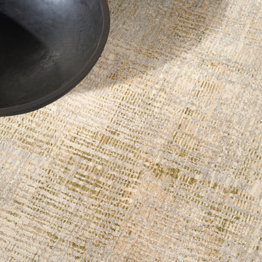 Calvin Drift DRF02 Cross Hatch Pattern Grey Abstract Textured Modern Rug