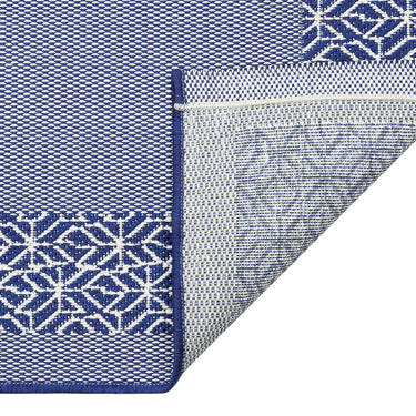 Consept Looms Terrazzo TRZ01 Garden Patio Living Framed Navy Indoor Outdoor Handmade Polypropylene Rug 200x290 cm