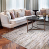 Asiatic London Aurora Impression AU25 Marbled Yellow Gold Extra Polypropylene Abstract Flatweave Rug 200x290 cm
