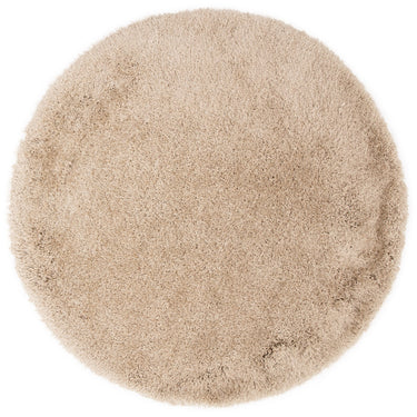 Asiatic London Cascade Cosy Soft High Pile Silky Shiny Hand-Woven Shaggy Textured Round Rug 160x160 cm