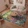 Consept Looms Art108 Multi Pictorial Pop Multicoloured Polypropylene Abstract Floral Rug - Small 80x150 cm (2'6"x5')
