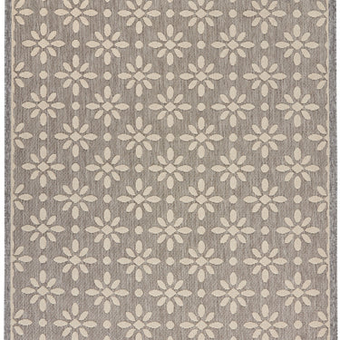 By Cozumel CZM03 3D Cream Grey Hand-Carved Polypropylene Abstract Geometric Rug