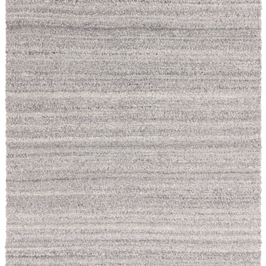 Abbus Boucle Hand Woven Flatweave Modern Plain Rug  in Steel Grey
