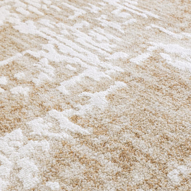 Asiatic London Anders AN02 Silky Shiny Shimmer Beige Natural Abstract Textured Boho Rug