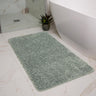 Origins Buddy Green Washable Non-Slip Polypropylene Shaggy Bath Mat - Runner 67x120 cm