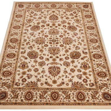Consept Looms Grand Heritage GH102 Million Point Classic Cream Polypropylene Persian Oriental Traditional Rug