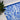 Dip & Drip Nylon Printed Non-Slip Washable Bathroom Royal Blue Damask 50x75 cm