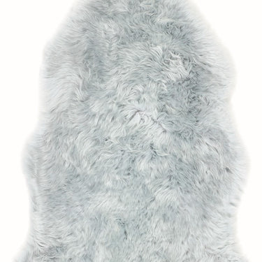 Genuine Animal Fur Soft Duck Egg Wool Sheepskin Shaggy Textured Rug - Single 65x95 cm (2'x3'1")