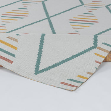 Tiara In & Outdoor Geometric Rust/Saffron Red Rug
