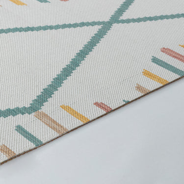 Tiara In & Outdoor Geometric Rust/Saffron Red Rug