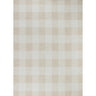 Barbados Modern Checkboard Outdoor Brown, Light Beige & Off-White Rug - Large Plus 160x213 cm (5'3'' x 7')