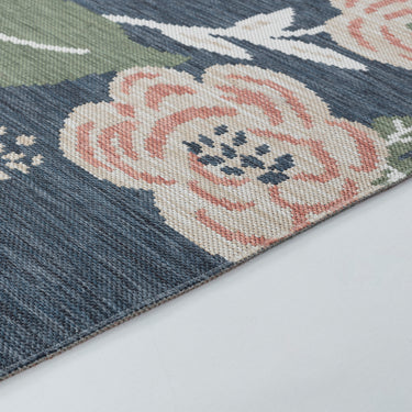 Shifu In & Outdoor Modern Navy Blue Rug