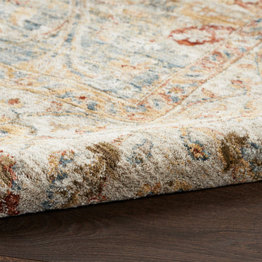 Nourison Sahar Elegance SHR03 Blue Persian Traditional Vintage Floral Rug