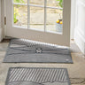 Hug Herdy Line Washable Non-Slip Cotton Hallway Runner Rug - 65x85 cm (2'1"x2'9")