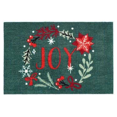 My Nylon Pattern Festive Joy Washable Non-Slip Doormat
