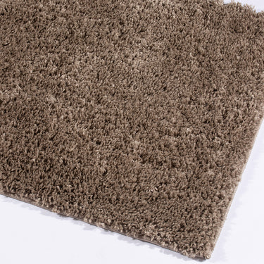 Esselle Larissa Chocolate Brown Washable Non-Slip Polypropylene Shaggy Rug