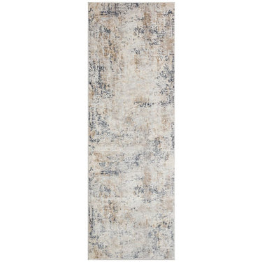 Pollo 106 Modern Abstract Silver Grey Rug Runner by Consept Looms
