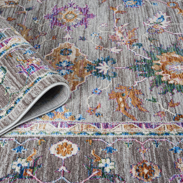 Soujorn Sierra Modern Traditional Vintage Floral Rug, Runner in Multi