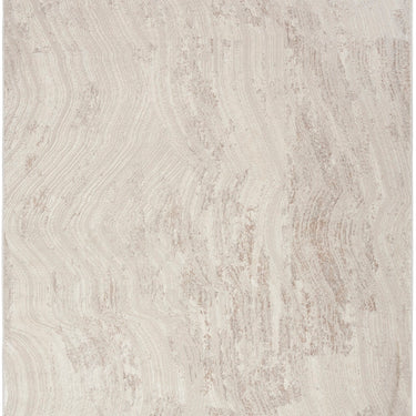 Calvin Irradiant Ripple IRR04 Silver Grey Abstract Textured Modern Rug