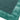 Ascot Modern Plain Hand Woven Wool Viscose Bordered Aqua Blue Rug