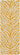 City Animal Print Zebra CIT2302 Yellow Washable Jute Polypropylene Boho Rug