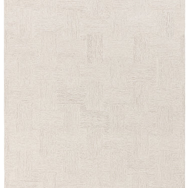 Theodore Hatch Modern Contemporary Wool Blend Hand-Tufted White & Sand Rug