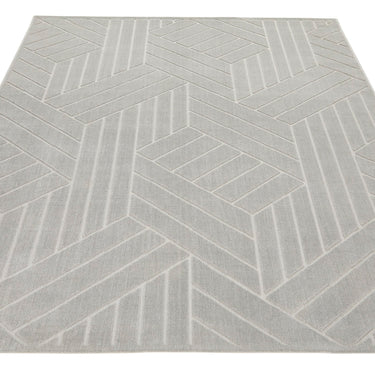 Consept Looms Maze MAZ102 Grey By Concept Geometric Textured Modern Rug