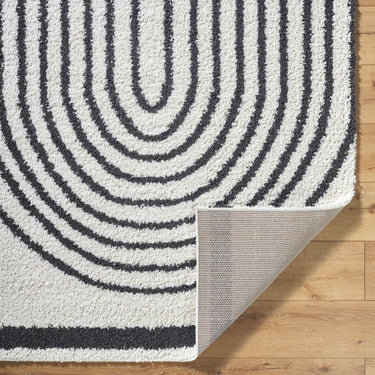 Birmingham Global Plush Soft Pile Black Rug