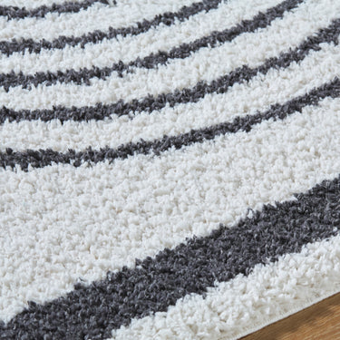 Birmingham Global Plush Soft Pile Black Rug