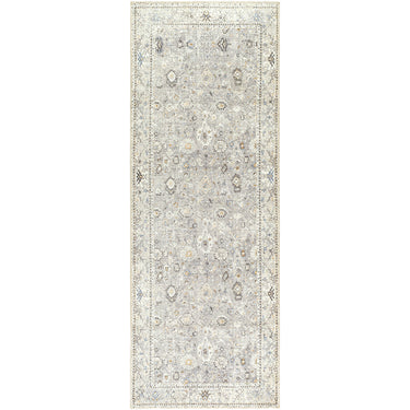 Davina Becki Owens Vintage Traditional Vintage Boho Runner Grey
