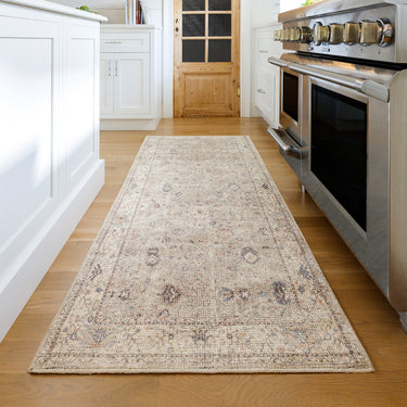 Davina Becki Owens Vintage Traditional Vintage Boho Runner Brown