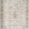 Darling Becki Owens Traditional Washable Vintage Grey, Medium Brown & Light Sage Rug - Design BODA2304 - Large Plus 160x213 cm (5'3'' x 7')