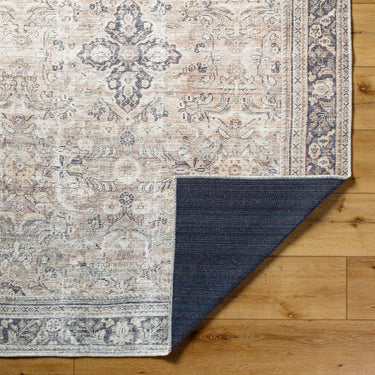 Darling Becki Owens Traditional Washable Vintage Grey, Medium Brown & Light Sage Rug - Design BODA2304