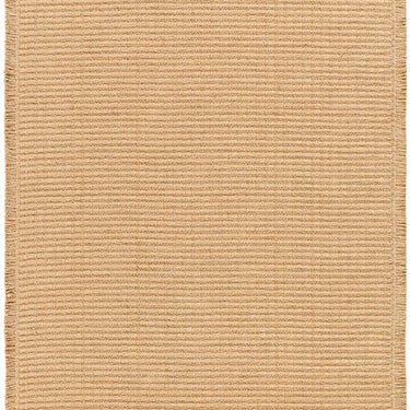 Kimi Becki Owens Modern Solid And Border Fringe Runner Brown
