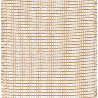 Kimi Becki Owens Modern Solid And Border Fringe Runner Brown