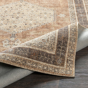 Lila Becki Owens Vintage Traditional Vintage Boho runner Oriental Brown, Tan & Medium Grey Rug