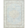 Lila Becki Owens Vintage Traditional Vintage Boho Oriental Blue, Denim & Silver Gray Rug - Medium 120x170 cm (3'11'' x 5'7'')
